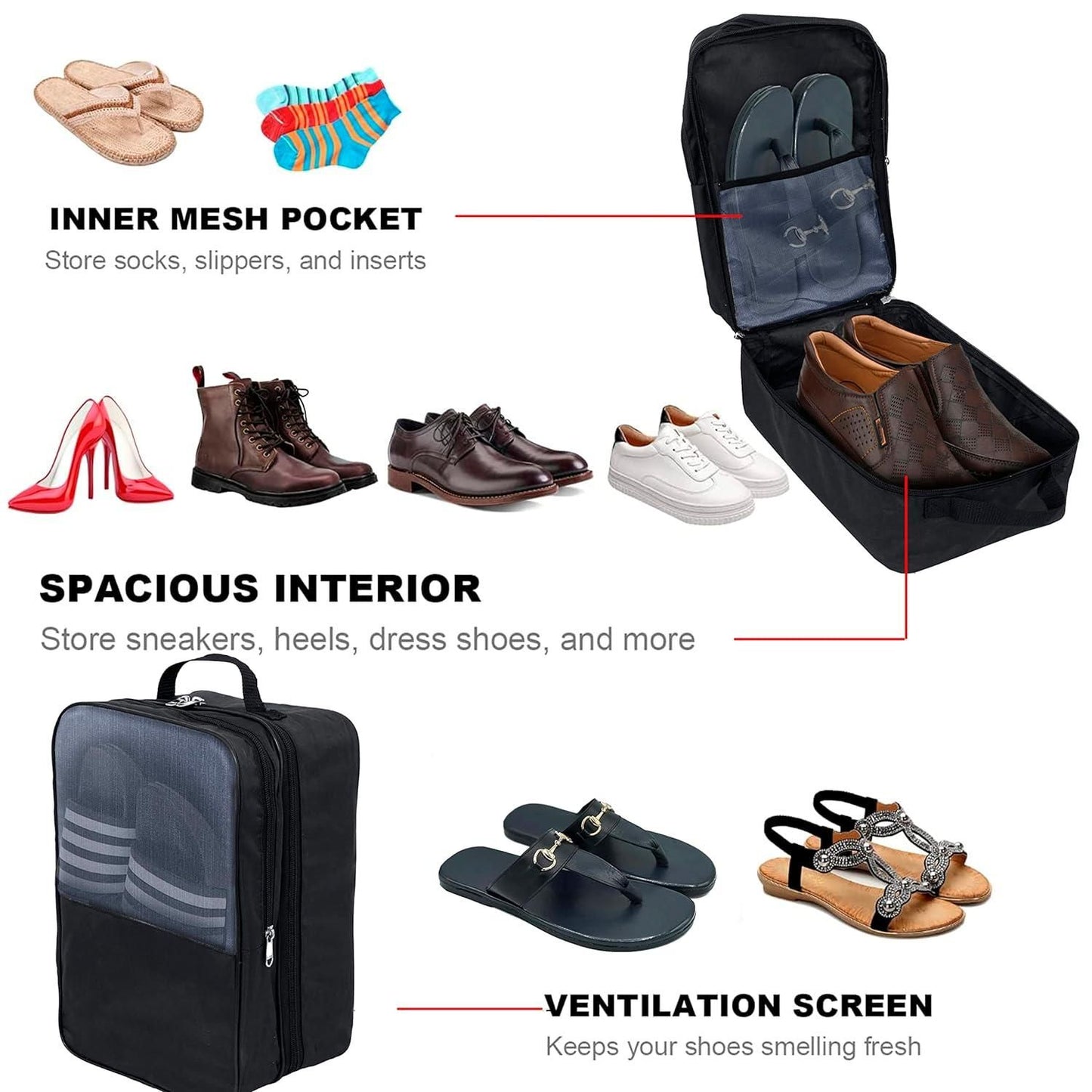 Travel Shoe Bags Multipurpose